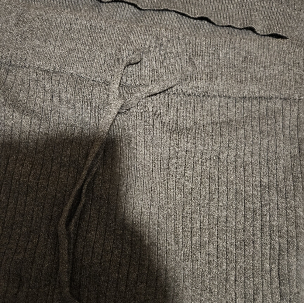 LOFT Gray Ribbed Knit Set - Picture 7 of 7